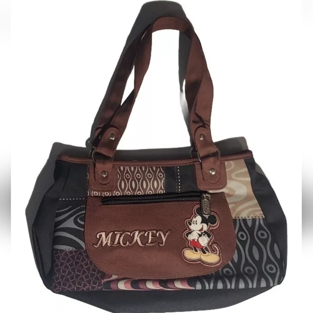 Disney Mickey Vintage Canvas Shoulder HandBag Purse New Never Used